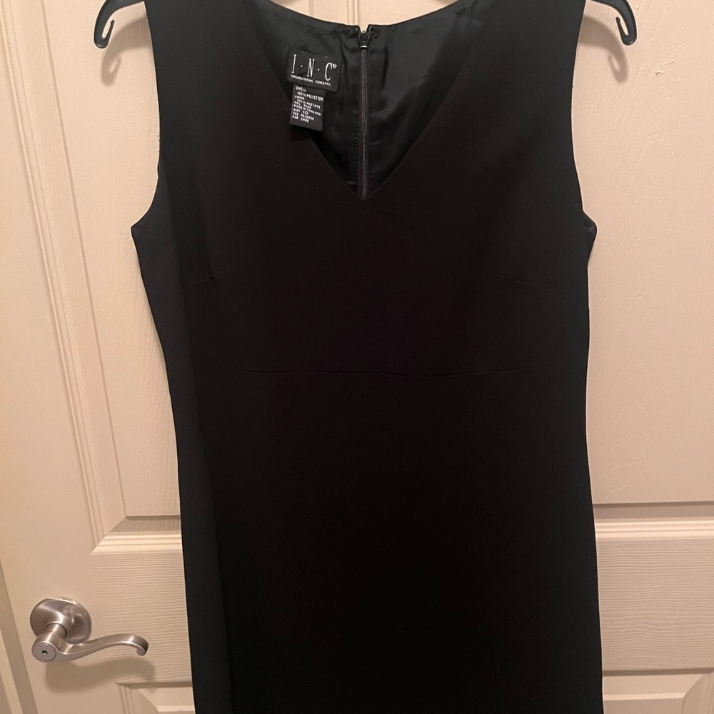 INC International Concepts Women's Classic Black Mini Dress